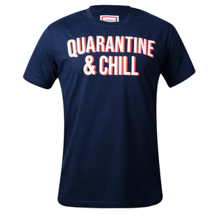 Quarantine and Chill printed T-shirt