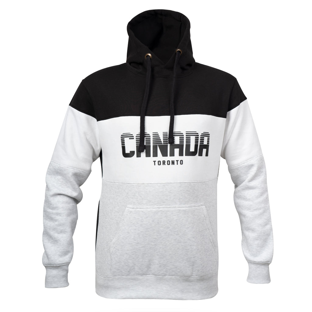 Canada Toronto black grey white hoodie